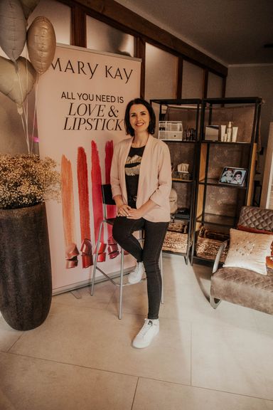 Braut-Make-up Ausstellung auf Hochzeitsmesse